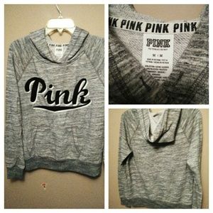 Pink Victoria's Secret sweatshirt size medium gray